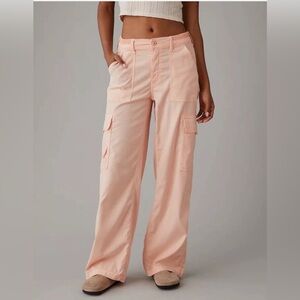 American Eagle cargo pants. Coral colored.
